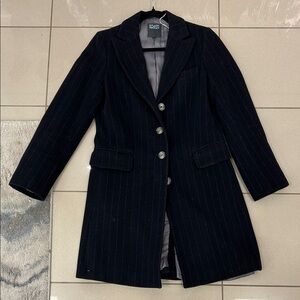 Hickey Freeman Women's Black Pinstripe Blazer